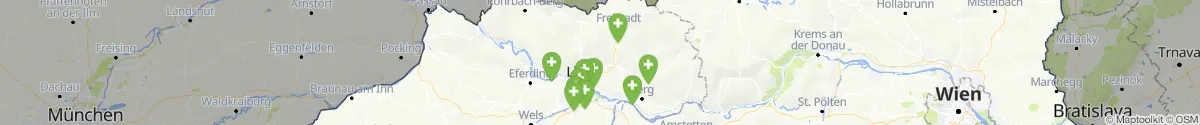 Kartenansicht für Apotheken-Notdienste in der Nähe von Sandl (Freistadt, Oberösterreich)